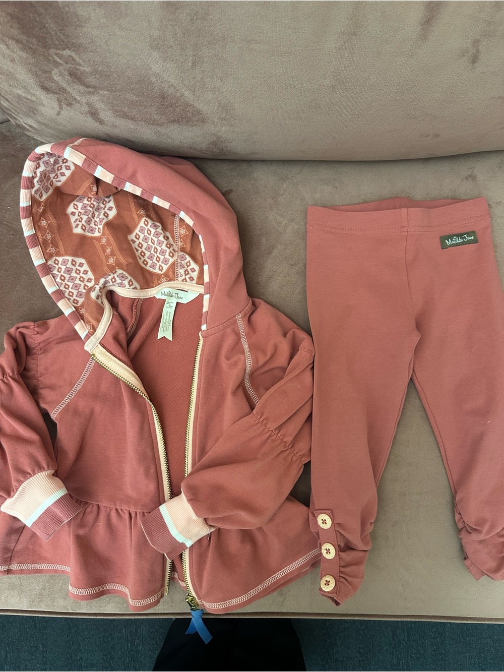 Matilda Jane Girls Hoodie & Leggings Set